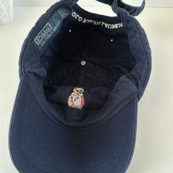 Polo Ralph Lauren Teddy BEAR Baseball Cap Navy Hoodie Jeans RL Fall 2013 OS - Picture 6 of 7